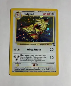 2001 Base Set 2 Pidgeot Cosmos Holo 14/130 Rare WOTC Pokemon Card TCG NM Mint - Image 1