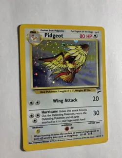 2001 Base Set 2 Pidgeot Cosmos Holo 14/130 Rare WOTC Pokemon Card TCG NM Mint - Image 2
