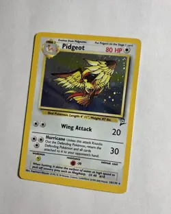 2001 Base Set 2 Pidgeot Cosmos Holo 14/130 Rare WOTC Pokemon Card TCG NM Mint - Image 3
