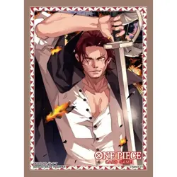 ONE PIECE TCG Card Game OFFICIAL SLEEVES 10 SHANKS - READY TO SHIP - Image 1