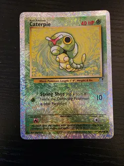 Caterpie 69/110 Legendary Collection Reverse Holo Pokemon TCG LP Lightly Played - Image 1
