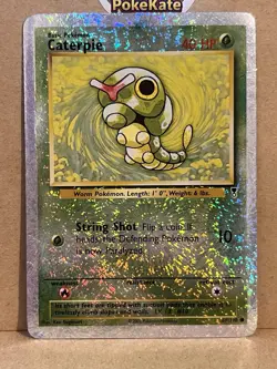 Pokemon TCG Caterpie 69/110 Legendary Collection Reverse Holo- English- Raw- MP - Image 1