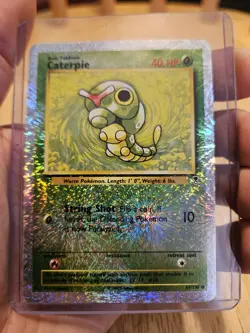 Pokemon TCG Caterpie Legendary Collection Reverse Holo Card 69/110 Common LP - Image 4