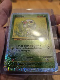 Pokemon TCG Caterpie Legendary Collection Reverse Holo Card 69/110 Common LP - Image 5