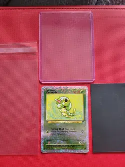 Caterpie 69/110 Reverse Holo Legendary Collection English Pokemon TCG MP - Image 1