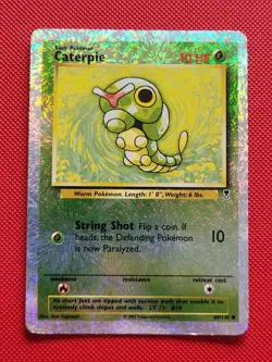 Caterpie 69/110 Reverse Holo Legendary Collection English Pokemon TCG MP - Image 2