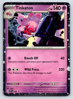 Tinkaton - (Cosmo Holo) Promo Pokemon SV: Scarlet & Violet Promo Cards 140 NM - Image 1
