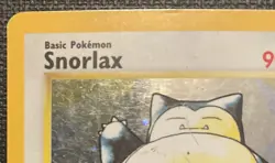 Pokemon Snorlax Holo Rare 11/64 Jungle Set Vintage 1999 Card HP/DAMAGED - Image 5