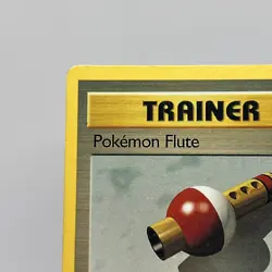 MP Pokemon Cards: Base Set 1st Edition Uncommon: Pokemon Flute 86/102 Trainer - Image 2