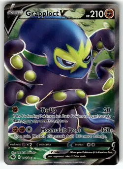 Grapploct V (Full Art) 72/73 Champion's Path NM Pokemon Card TCG - Image 1