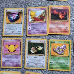 Original 2000 Pokemon Team Rocket 26 different base Pokemon and trainer cards - Image 4