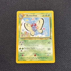 Pokemon Card - Butterfree Southern Islands 9/18 Non-Holo LP+ - Image 1