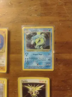 Lot Of 4 Vintage Pokemon Holo,Rare, Cards Lp,Mp,HP, Damaged Pre-owned - Image 4