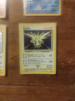 Lot Of 4 Vintage Pokemon Holo,Rare, Cards Lp,Mp,HP, Damaged Pre-owned - Image 5