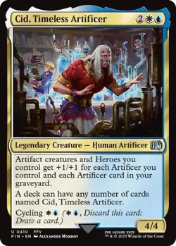 Cid, Timeless Artificer (0410) U FINAL FANTASY 410 NM - Image 1