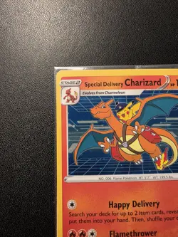 Special Delivery Charizard Pokemon Center Promo Card Holo (SWSH075) - SEALED - Image 4