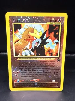 Pokemon TCG Entei WoTC Black Star Promo 34 Holo Card - Image 2