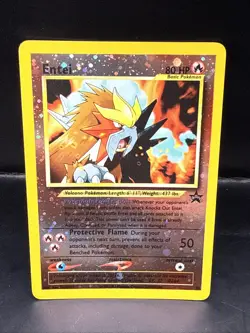 Pokemon TCG Entei WoTC Black Star Promo 34 Holo Card - Image 3