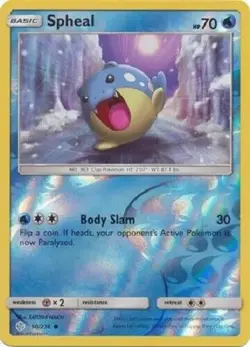 Spheal 50/236 Reverse Holo Cosmic Eclipse Pokemon Card NM - Image 1