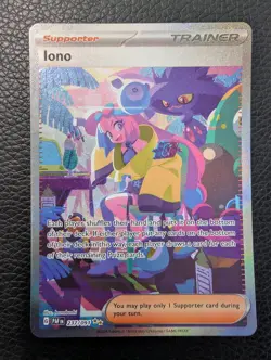 Iono - 237/091 Paldean Fates (Pokemon) Special Illustration Rare - Image 1