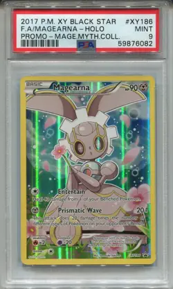 Pokemon X & Y Black Star Promo XY186 Magearna Full Art PSA 9 - Image 1