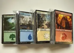 400 BASIC LAND CARD LOT 80 of each Magic the Gathering basic land type - Image 1