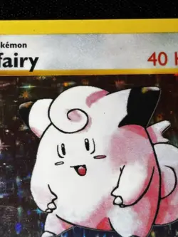 1999 Pokemon TCG Clefairy Base Set Shadowless Holo Rare 5/102 Vintage - Image 4