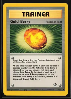 Gold Berry 93/111 Neo Genesis Uncommon Pokemon Card - Image 1