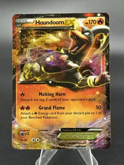 Houndoom EX - 21/162- XY BREAKthrough - Ultra Rare - LP - Pokemon TCG Card - Image 1