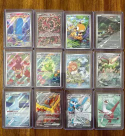 Collection Lot Pokemon Cards TCG Illustration Rares Full Arts Exs Holos Mixed - Image 1