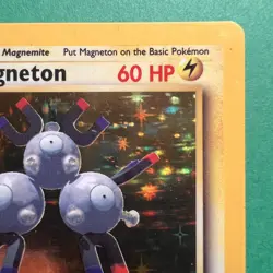 Pokemon TCG Magneton Base Set 9/102 Unlimited Holo Rare LP - Image 3