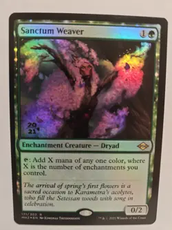 MTG - Sanctum Weaver Modern Horizons 2 Sealed Prerelease Foil Rare NM - Image 1