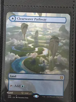 Clearwater Pathway / Murkwater Pathway (Borderless) X1 ZNR MTG Zendikar Rising - Image 1