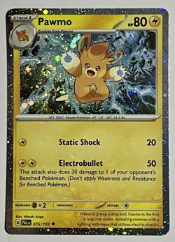 Pawmo 075/193 (NM) •x4 SWIRLS/HOLOBLEED• Cosmos Holo Scarlet & Violet: Promo - Image 1