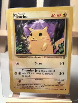 Pokemon TCG Wizards Stamped 1st Edition Pikachu & E3 Stamped Pikachu LP+ 1999 - Image 2