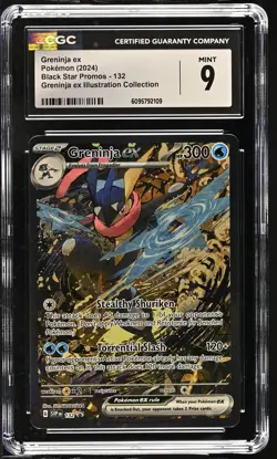 Greninja EX 132 Illustration Collection Pokemon CGC 9 Mint *109 - Image 1