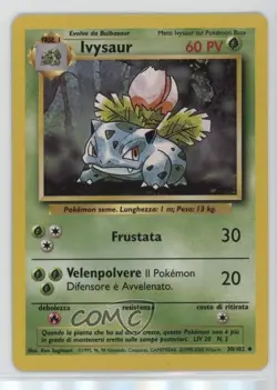 Ivysaur Italian Pokemon Base Set #30 1999 - Image 1