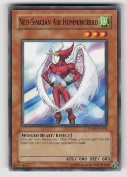 Yugioh Duelist Pack 6: Jaden Yuki 3 Neo-Spacian Air Hummingbird - Image 1