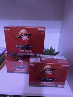 3 x One Piece OP-13 Carrying on His Will Booster Box ENG - READY TO SHIP✅ - Image 1