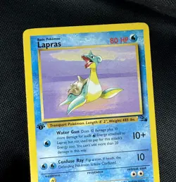 1999 1st Edition Lapras MP+ Non-Holo Rare Fossil 25/62 Vintage Pokemon TCG WOTC - Image 2