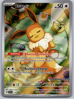 Eevee SVP 173 Prismatic Evolutions Pokemon Center Stamped Promo NM - Image 1
