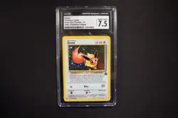 Eevee 2000 Pokemon League Black Star Promos Holo #11 CGC 7.5 NEAR MINT+ - Image 1
