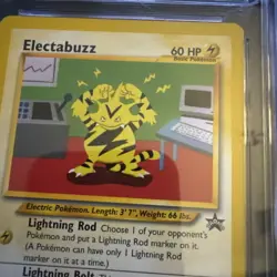 Electabuzz 46 2000 Black Star Promos CGC Gem Mint 10 Pokemon - Image 5