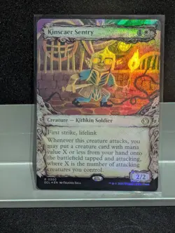 Kinscaer Sentry BORDERLESS FOIL X1 NM Lorwyn Eclipsed MTG - Image 1