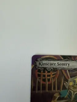 MTG Kinscaer Sentry BORDERLESS FOIL - ECL Lorwyn Eclipsed NM/EX - Image 2