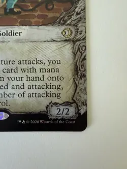 MTG Kinscaer Sentry BORDERLESS FOIL - ECL Lorwyn Eclipsed NM/EX - Image 5
