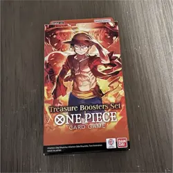 Bandai One Piece Card Game Treasure Boosters Set 4 packs between op 1-5 English - Image 1