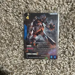 Gundam NT-1 GD03-001 LR+ Alternate Alt Art Steel Requiem CARD NM RX-78NT-1 Alex - Image 1