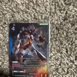 Gundam NT-1 GD03-001 LR+ Alternate Alt Art Steel Requiem CARD NM RX-78NT-1 Alex - Image 2