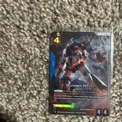 Gundam NT-1 GD03-001 LR+ Alternate Alt Art Steel Requiem CARD NM RX-78NT-1 Alex - Image 3